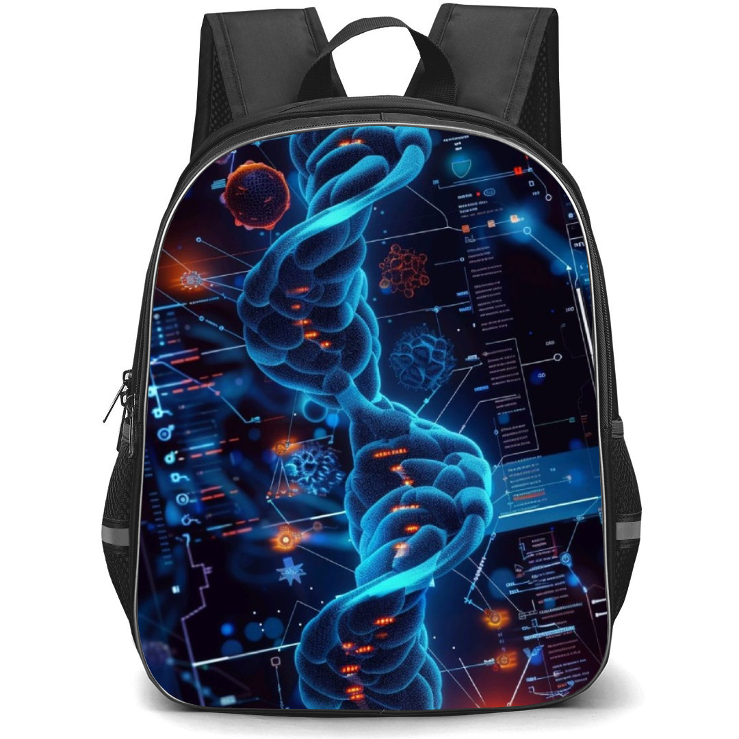 Art Pattern Backpack StudentPack - Biology DNA programming