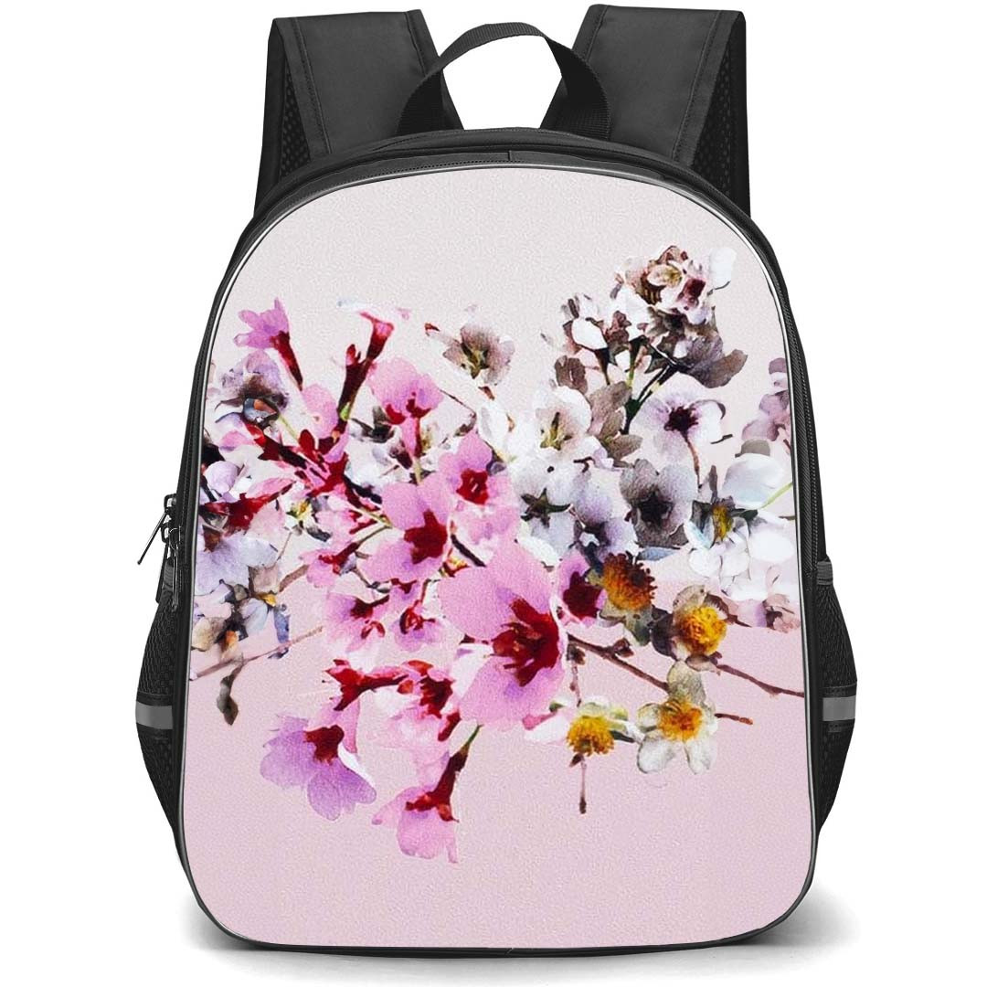 Ted Baker School Backpack StudentPack - Ted Baker Jasmine On Pink Background