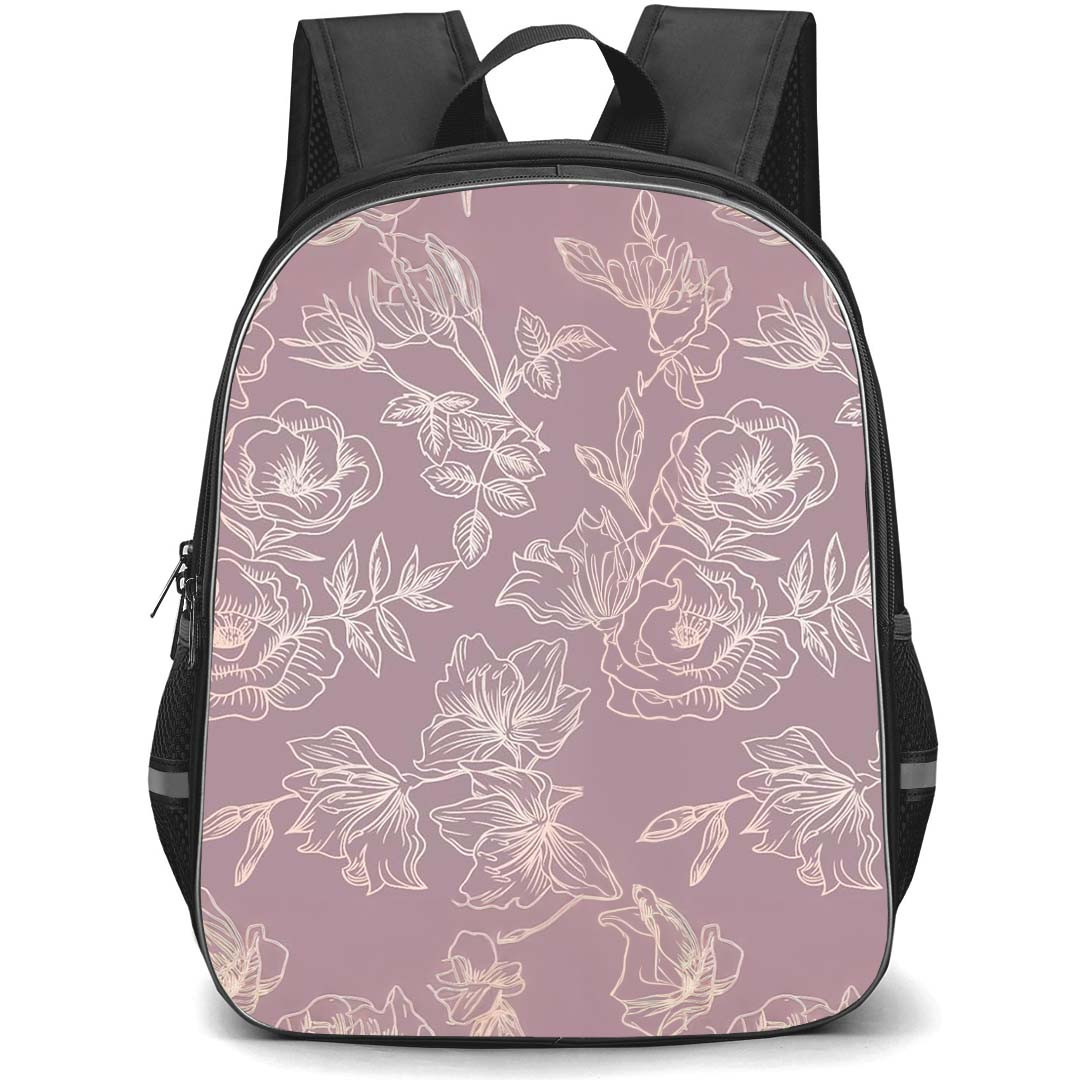 Velvet Caviar School Backpack StudentPack - Velvet Caviar Flowers Floral Artwork Poster