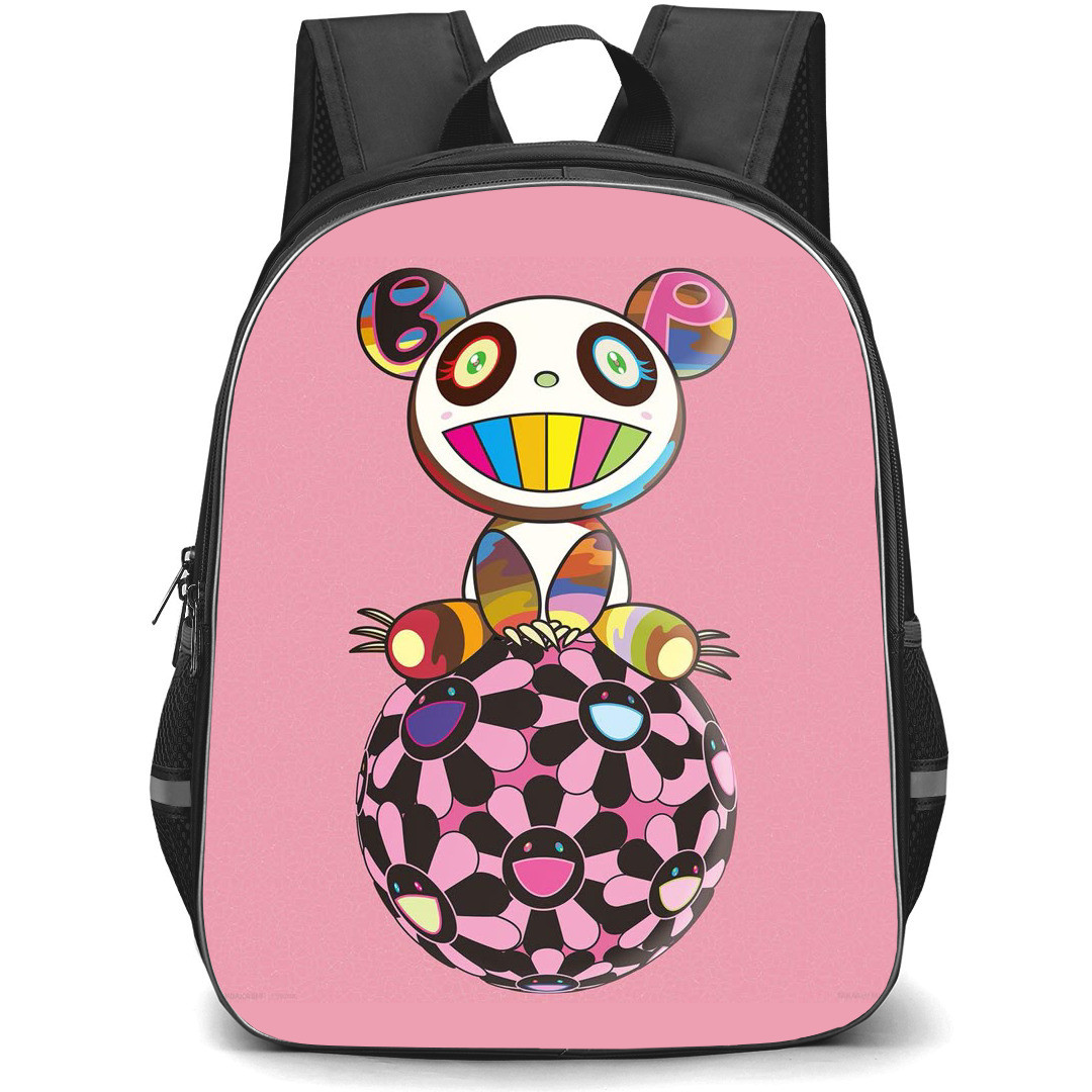 Takashi Murakami Backpack StudentPack - Takashi Murakami X BLACKPINK Pandakashi On Pink Background