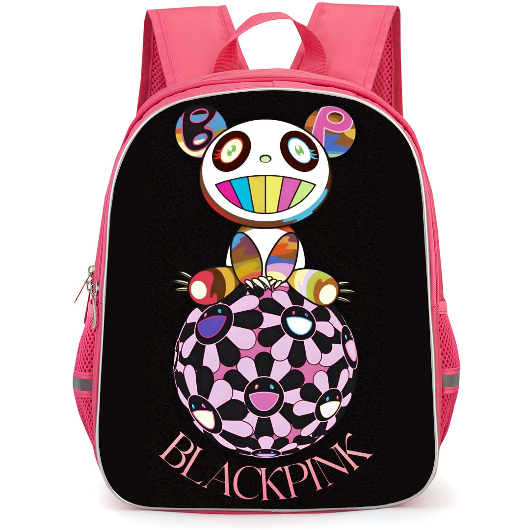 Takashi Murakami Backpack StudentPack - Takashi Murakami X BLACKPINK Pandakashi On Black Background