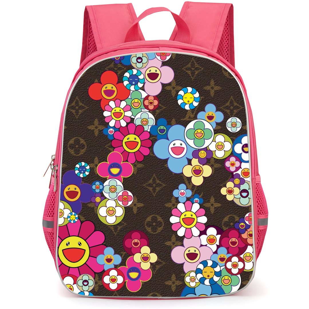 Takashi Murakami Backpack StudentPack - Takashi Murakami X Louis Vuitton Brown Background Poster