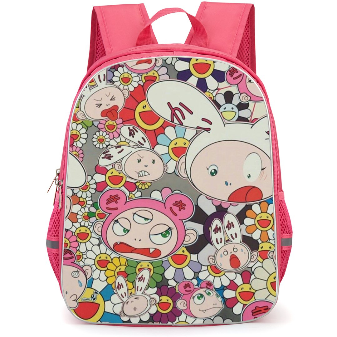 Takashi Murakami Backpack StudentPack - Takashi Murakami X Perrier Collage Poster