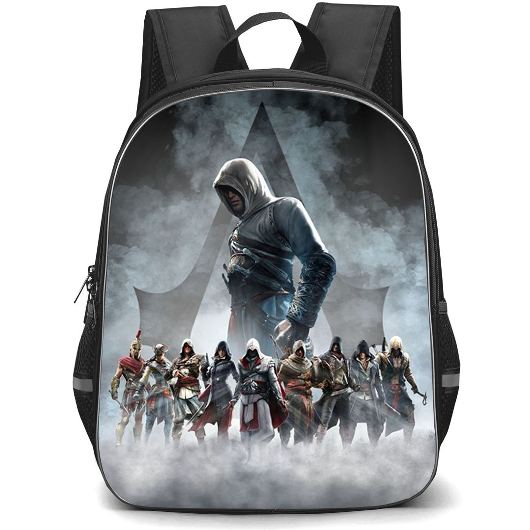 Assassins Creed Backpack School Bag StudentPack - Assassins Creed Epic Characters Group Poster