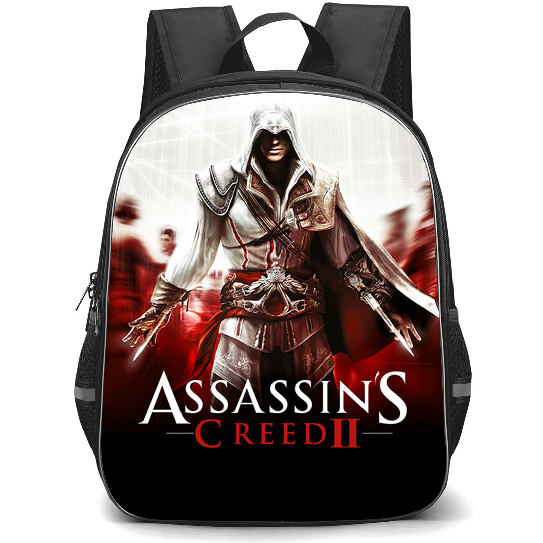 Assassins Creed Backpack School Bag StudentPack - Assassins Creed II Video Game 2009 Poster