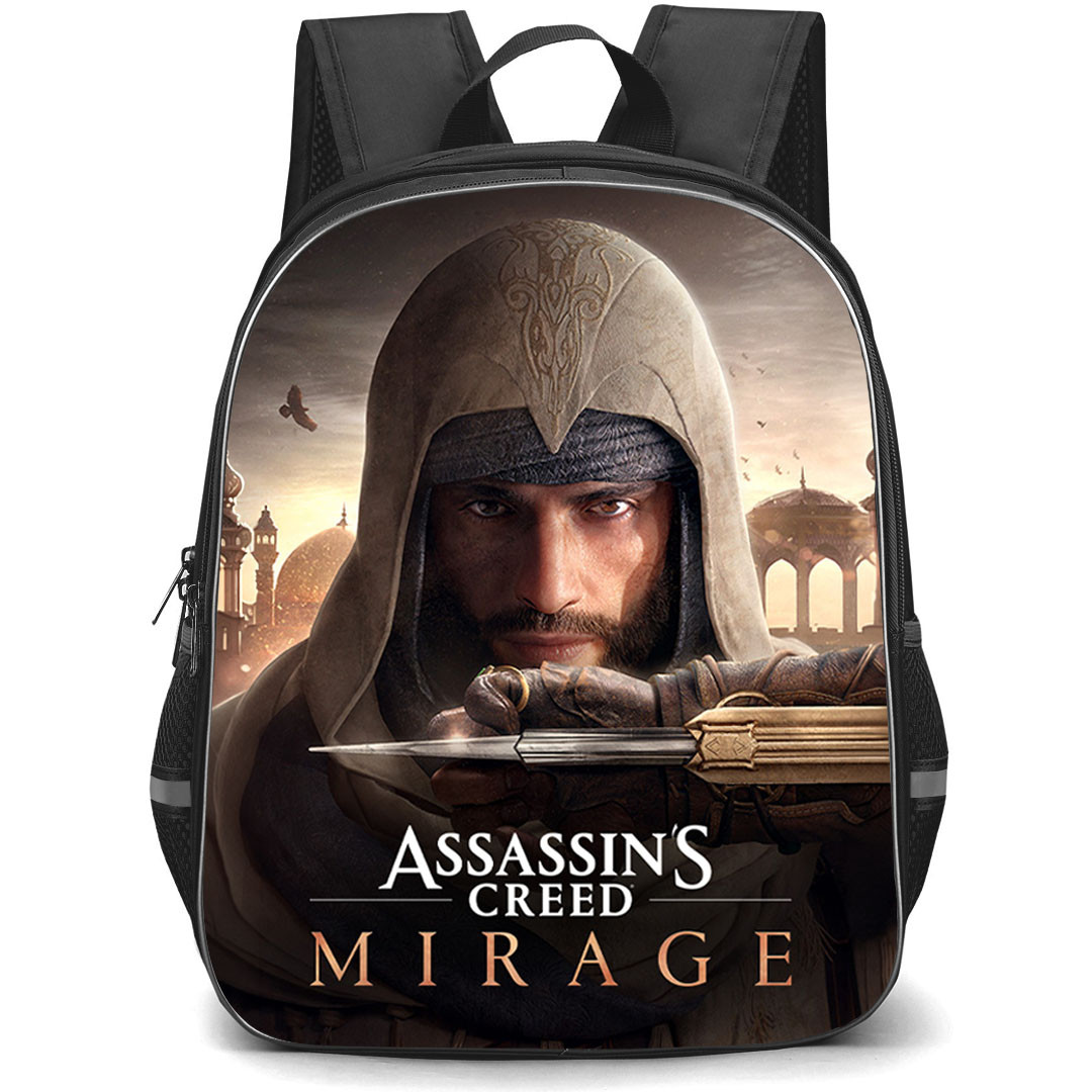 Assassins Creed Backpack School Bag StudentPack - Assassins Creed Mirage Official Cover Poster