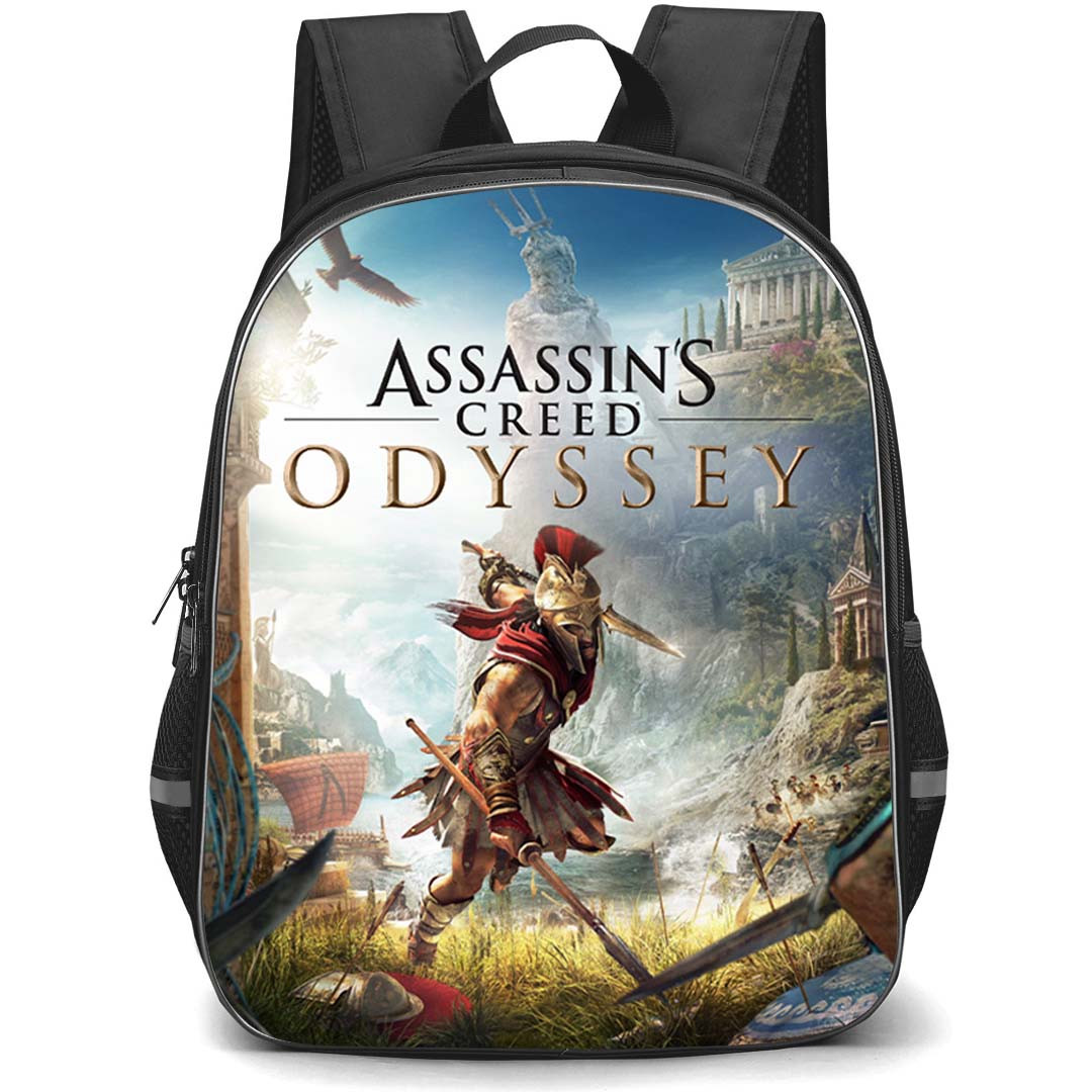 Assassins Creed Backpack School Bag StudentPack - Assassins Creed Odyssey Game Cover Poster