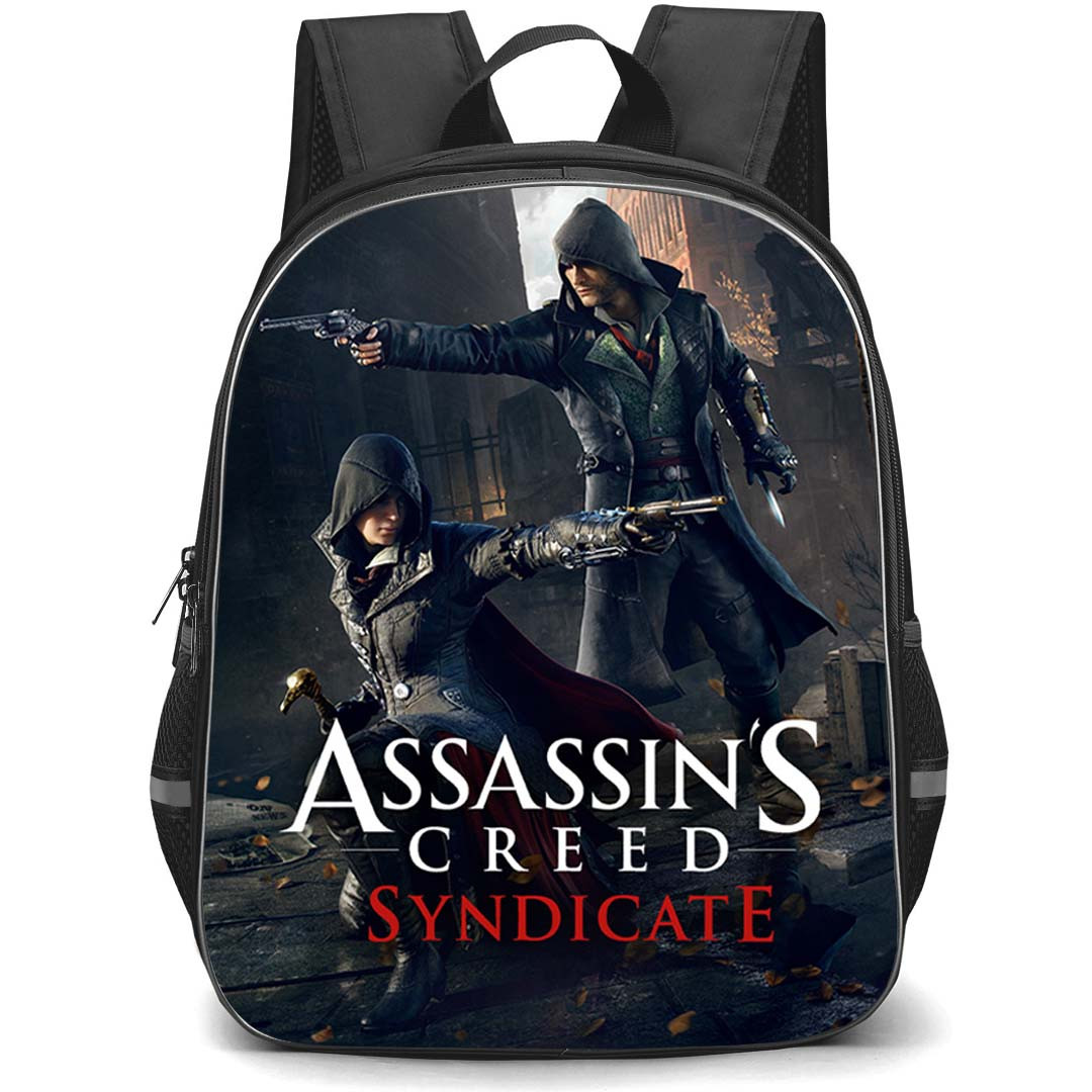 Assassins Creed Backpack School Bag StudentPack - Assassins Creed Syndicate Game Cover Poster