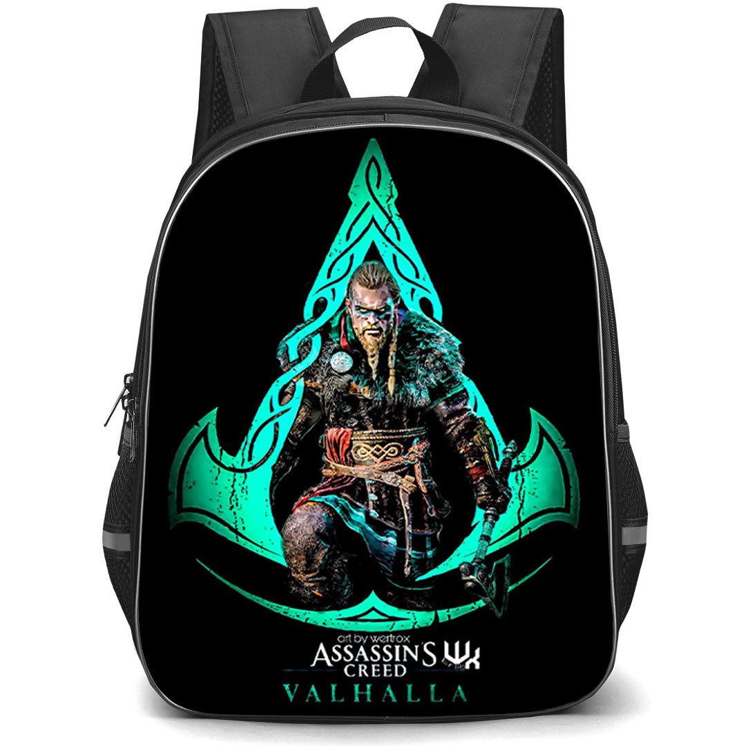 Assassins Creed Backpack School Bag StudentPack - Assassins Creed Valhalla Epic Poster
