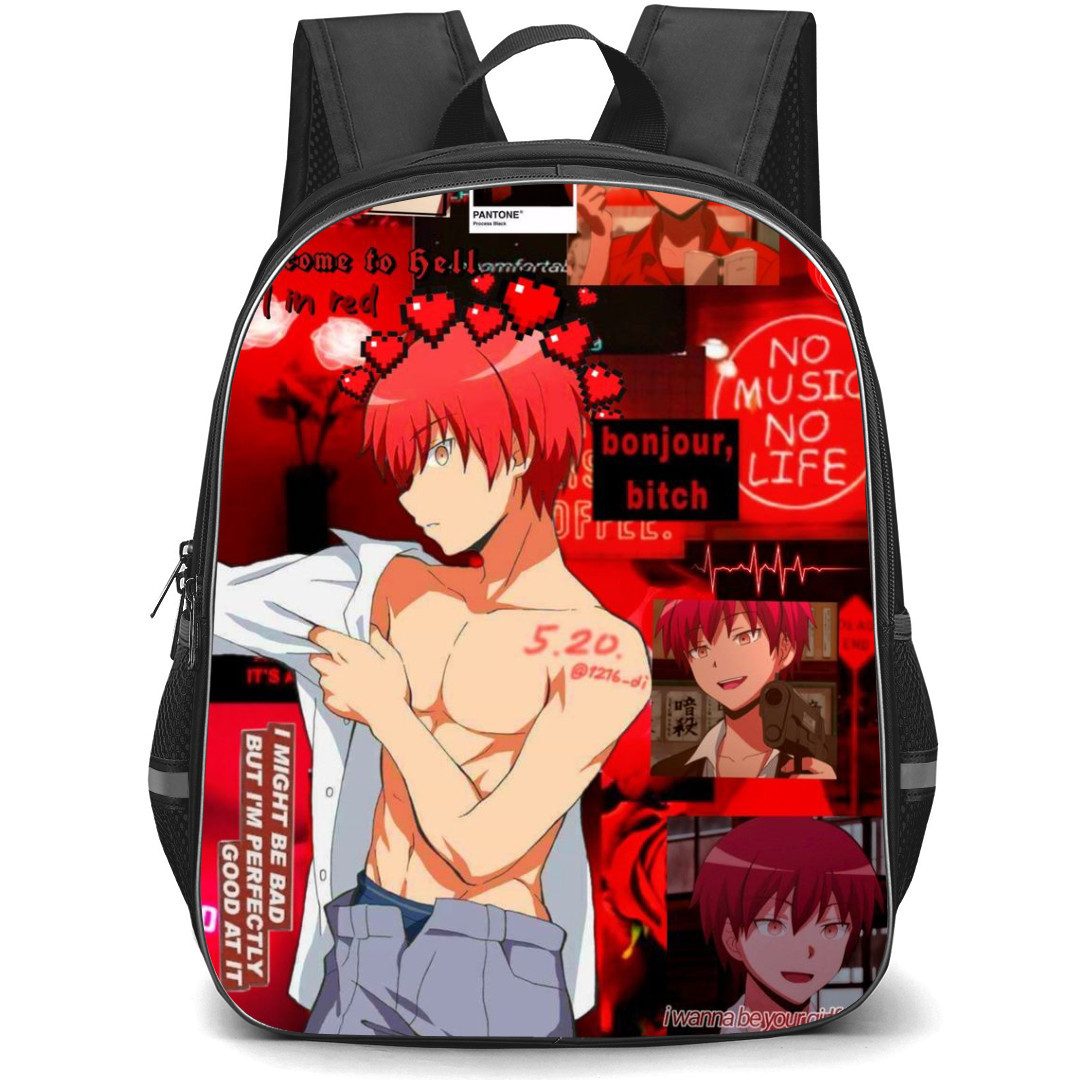 Assassination Classroom Karma Akabane Backpack StudentPack - Karma Akabane Collage Poster