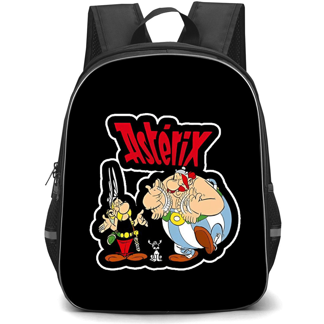 Asterix And Obelix Backpack School Bag StudentPack - Asterix And Obelix Shrug Portrait Series Sticker