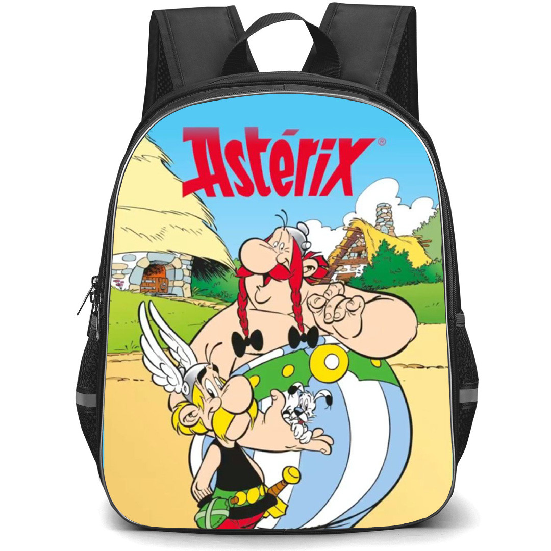 Asterix And Obelix Backpack School Bag StudentPack - Characters Smiling Portrait Series Poster