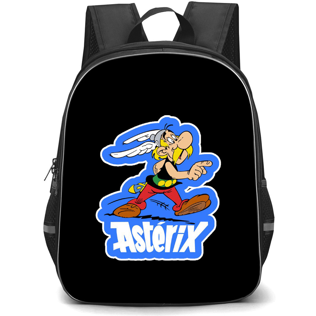 Asterix And Obelix Backpack School Bag StudentPack - Walking Point Finger Portrait Series Sticker
