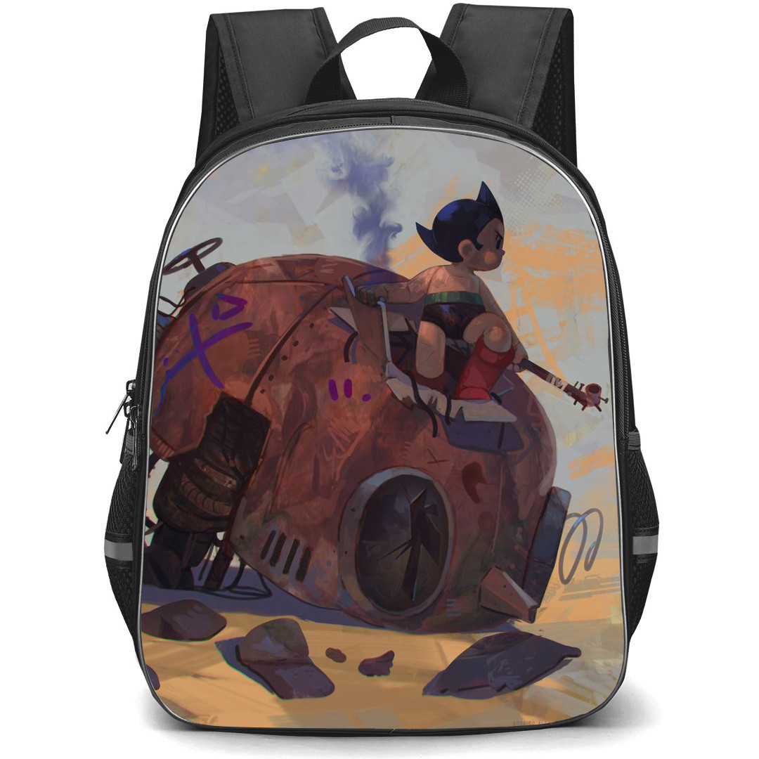 Astro Boy Backpack StudentPack - Astro Boy Dark Chibi Illustration