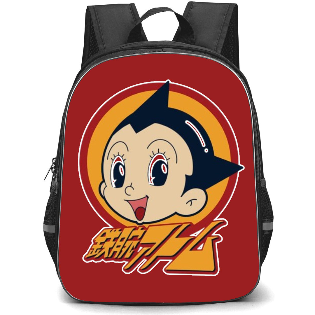 Astro Boy Backpack StudentPack - Astro Boy Face Icon Japanese Logo