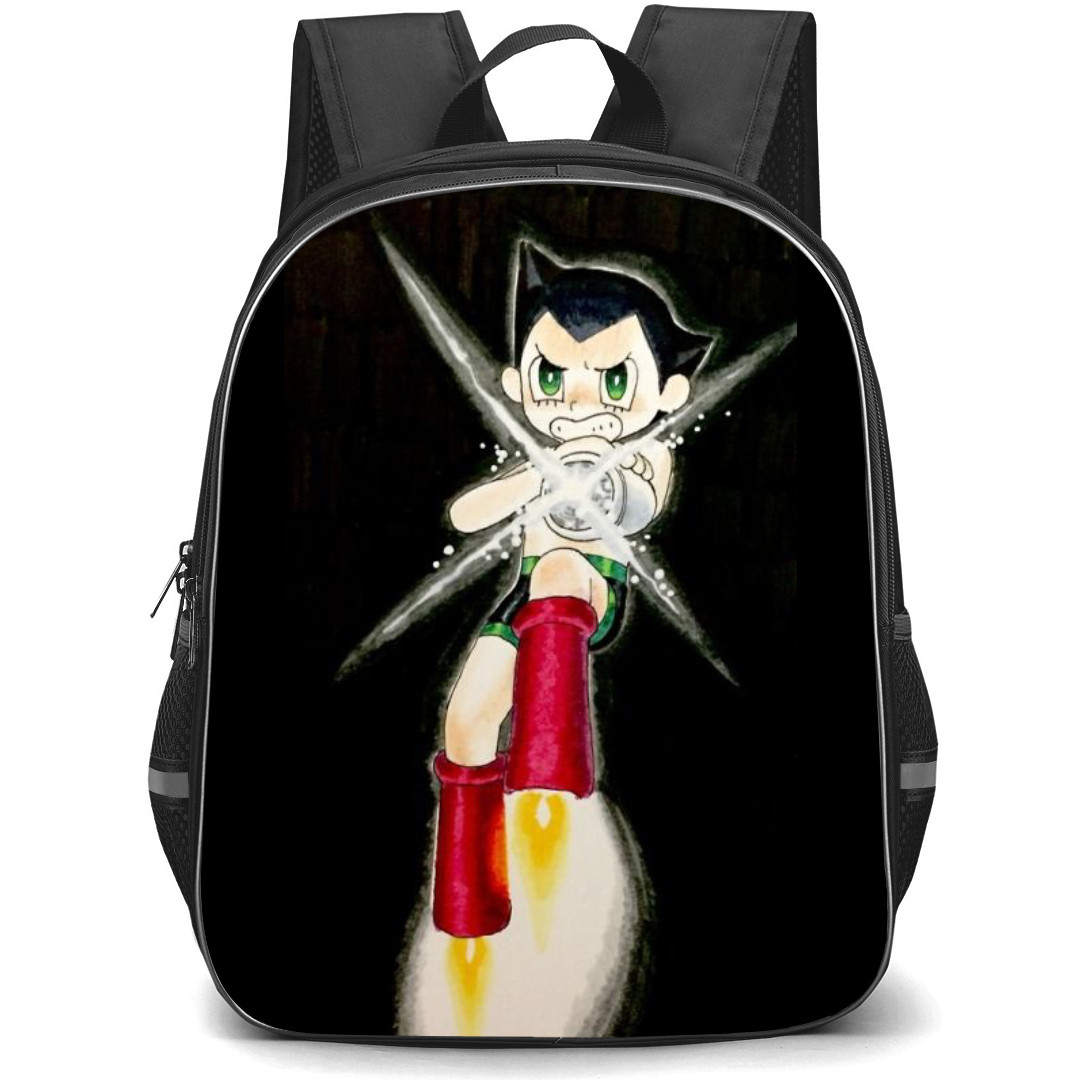 Astro Boy Backpack StudentPack - Astro Boy Ready To Fire Angry Cartoon