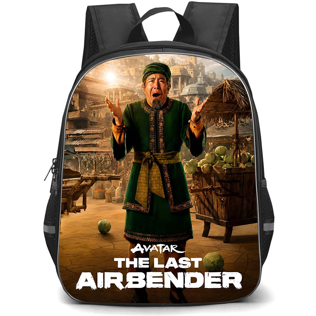 Avatar The Last Airbender Cabbage Man Backpack School Bag StudentPack - Cabbage Man Shouting Portrait Series Poster