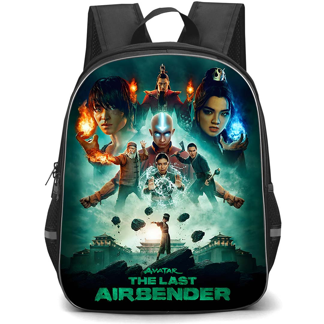 Avatar The Last Airbender Backpack School Bag StudentPack - Avatar The Last Airbender Characters Fierce Power Series Poster