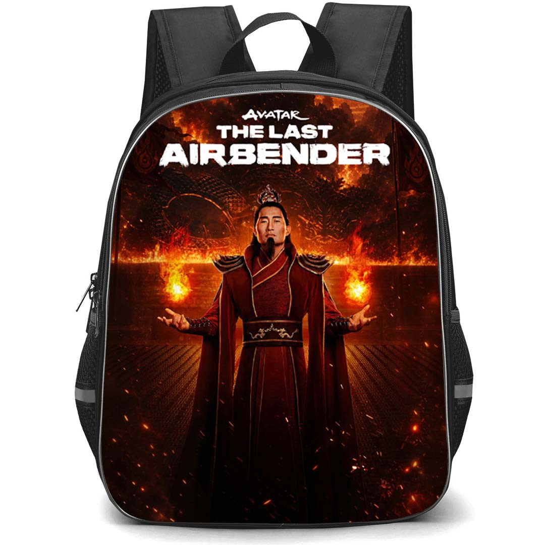 Avatar The Last Airbender Fire Lord Ozai Backpack School Bag StudentPack - Fire Lord Ozai Fierce Power Portrait Series Poster