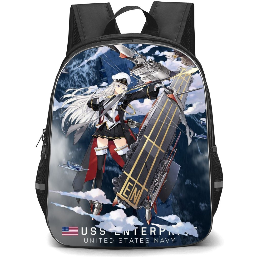 Azur Lane Backpack StudentPack - Azur Lane Enterprise Poster
