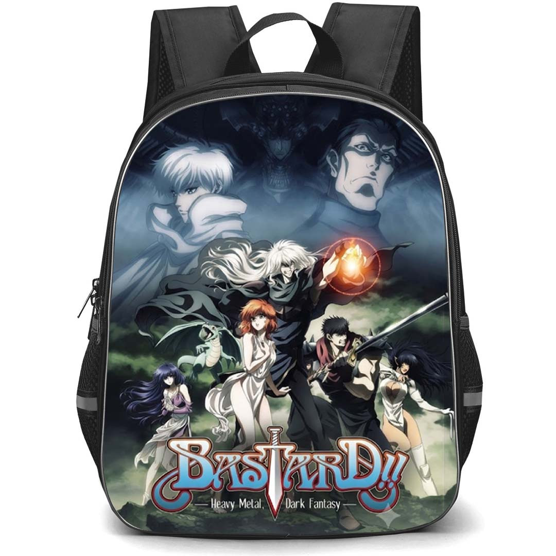 Bastard Heavy Metal Dark Fantasy Backpack School Bag StudentPack - Bastard Heavy Metal Dark Fantasy Characters Fierce Power Series Poster