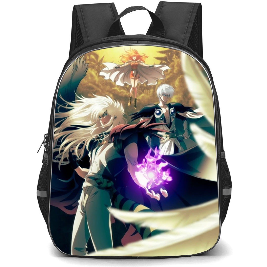 Bastard Heavy Metal Dark Fantasy Backpack School Bag StudentPack - Bastard Heavy Metal Dark Fantasy Characters Power Fierce Portrait