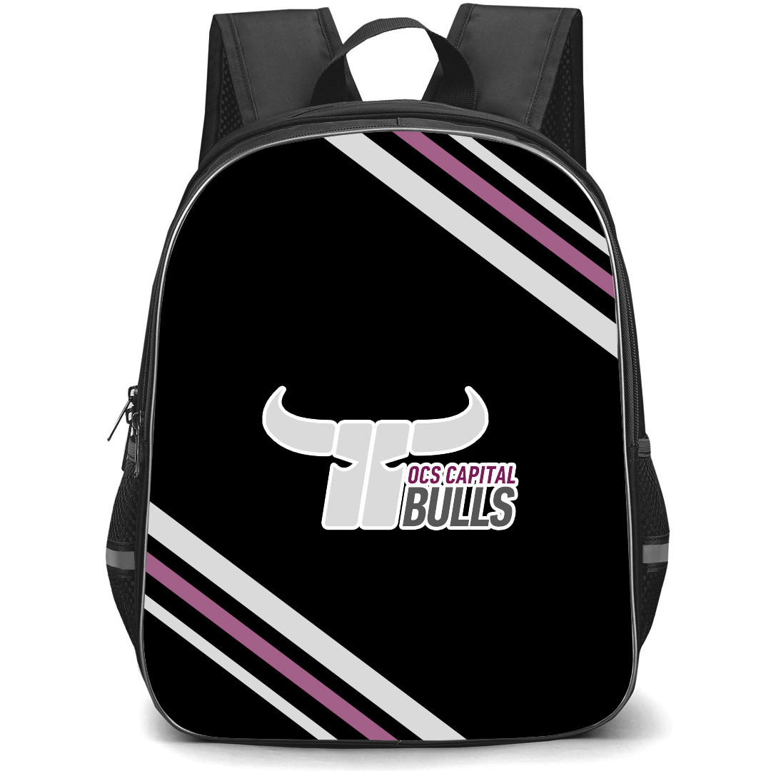 Kapfenberg Bulls Backpack School Bag StudentPack - Large Logo With Stripe