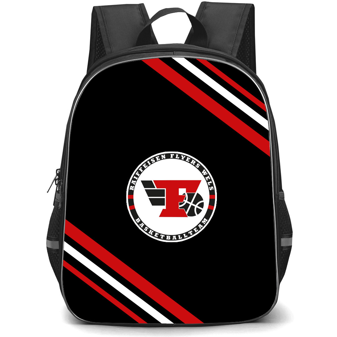 Raiffeisen Flyers Wels Backpack School Bag StudentPack - Large Logo With Stripe