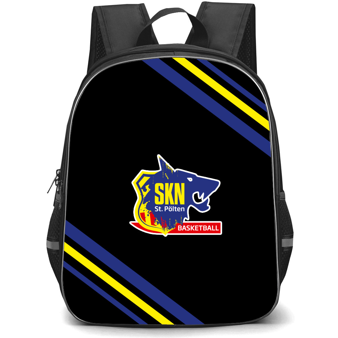 Sportklub Niederosterreich St. Polten Backpack School Bag StudentPack - Large Logo With Stripe