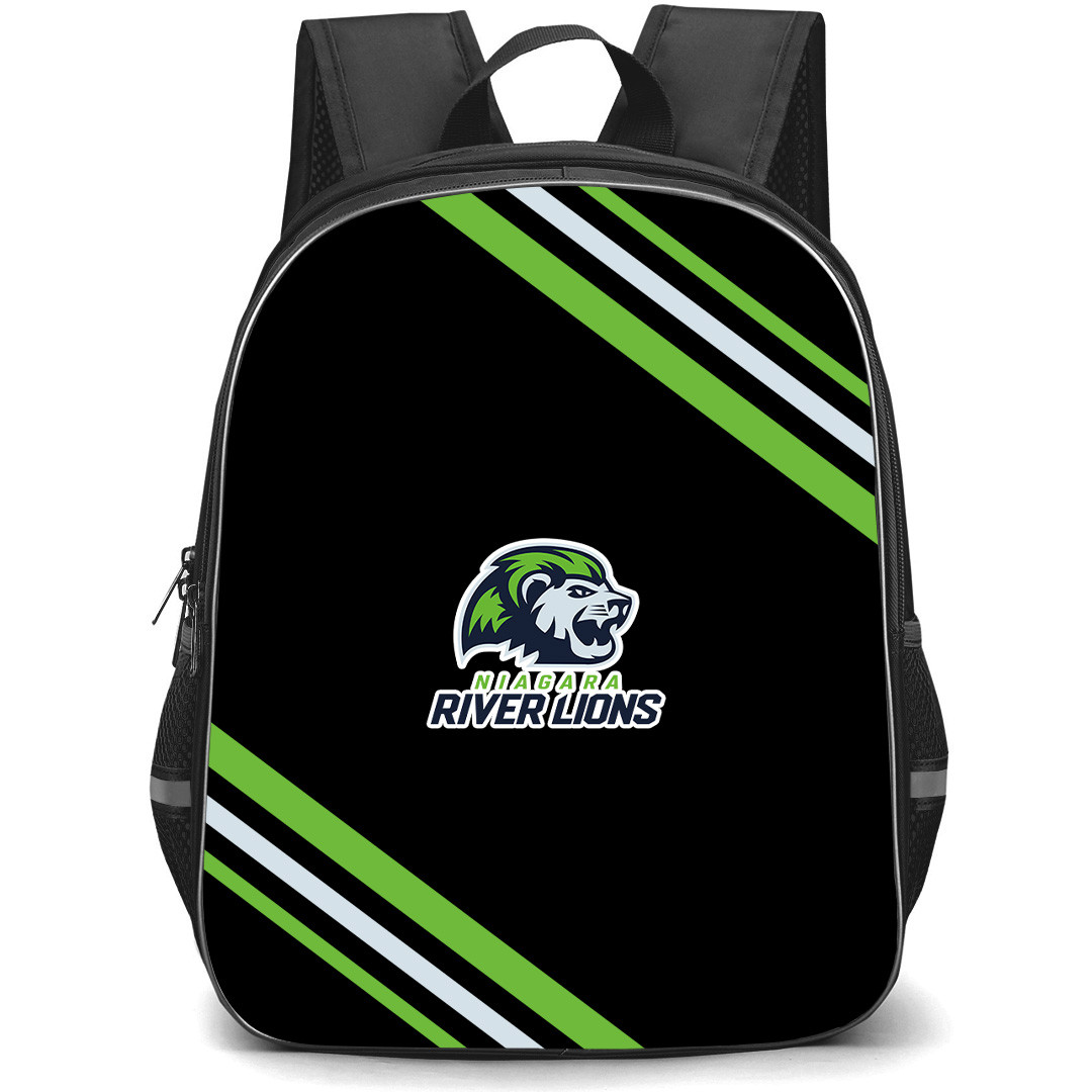 Niagara River Lions Backpack School Bag StudentPack - Niagara River Lions Large Logo With Stripe