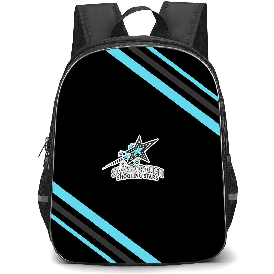 Scarborough Shooting Stars Backpack School Bag StudentPack - Scarborough Shooting Stars Large Logo With Stripe