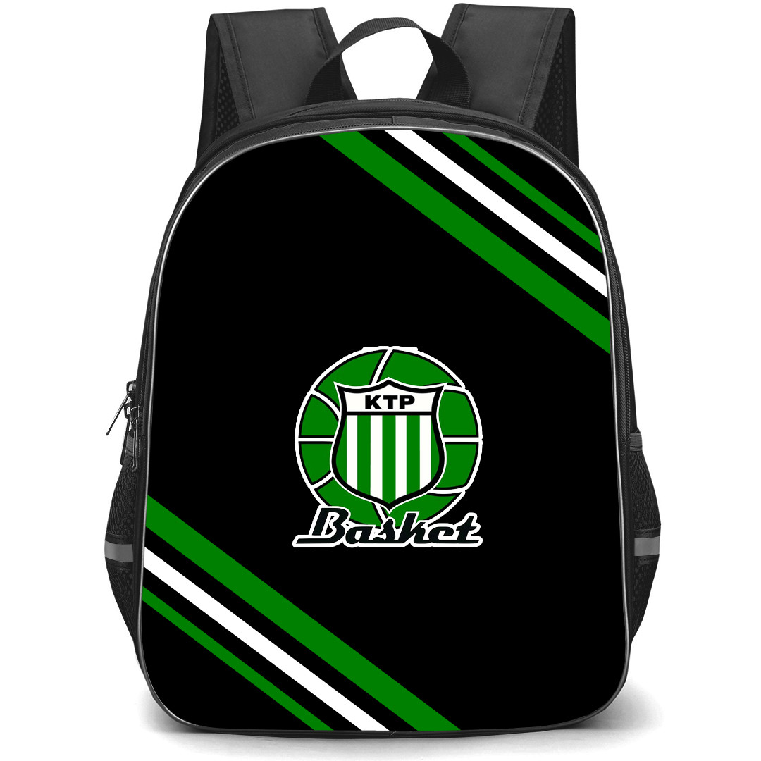 Kotkan Tyovaen Palloilijat Basket Backpack School Bag StudentPack - Large Logo With Stripe