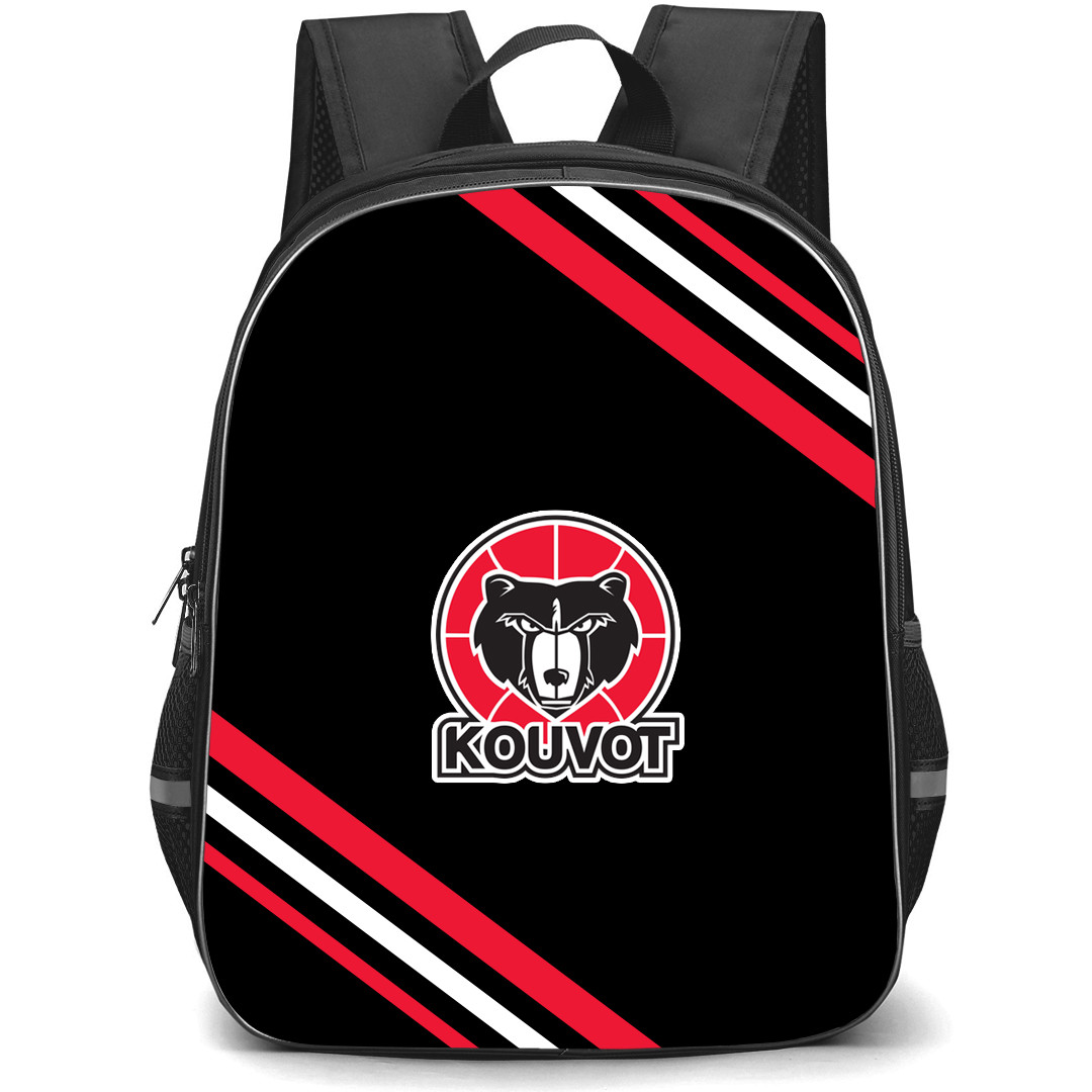 Kouvot Backpack School Bag StudentPack - Large Logo With Stripe