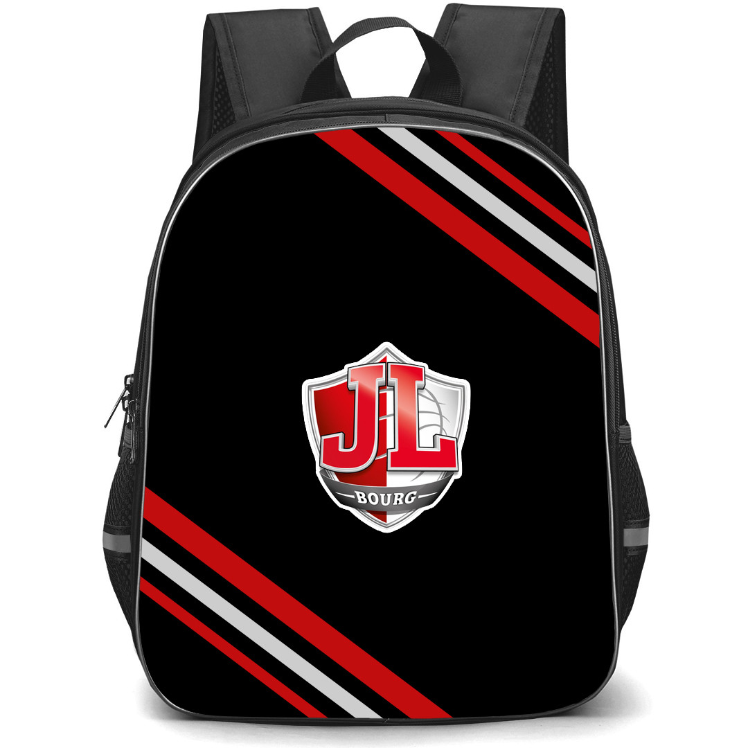 Jeunesse Laique de Bourg-en-Bresse Backpack School Bag StudentPack - Large Logo With Stripe