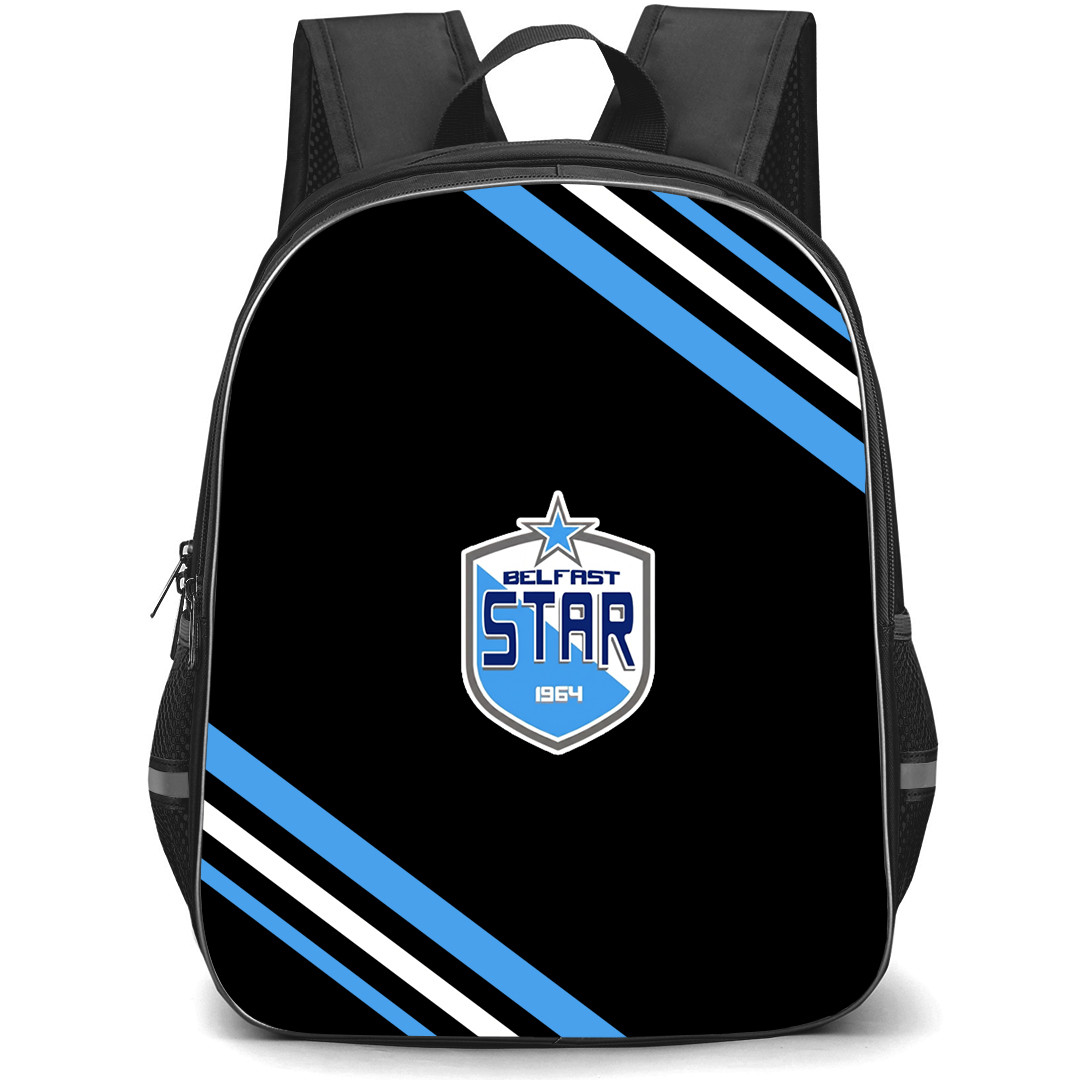 Ballingcollig Basketball Club Backpack School Bag StudentPack - Ballingcollig Basketball Club Large Logo With Stripe