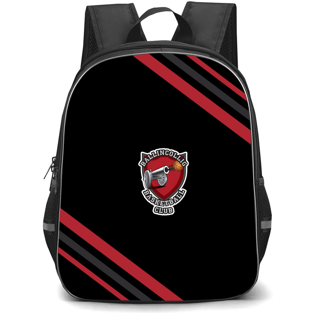 Belfast Star Basketball Club Backpack School Bag StudentPack - Belfast Star Basketball Club Large Logo With Stripe