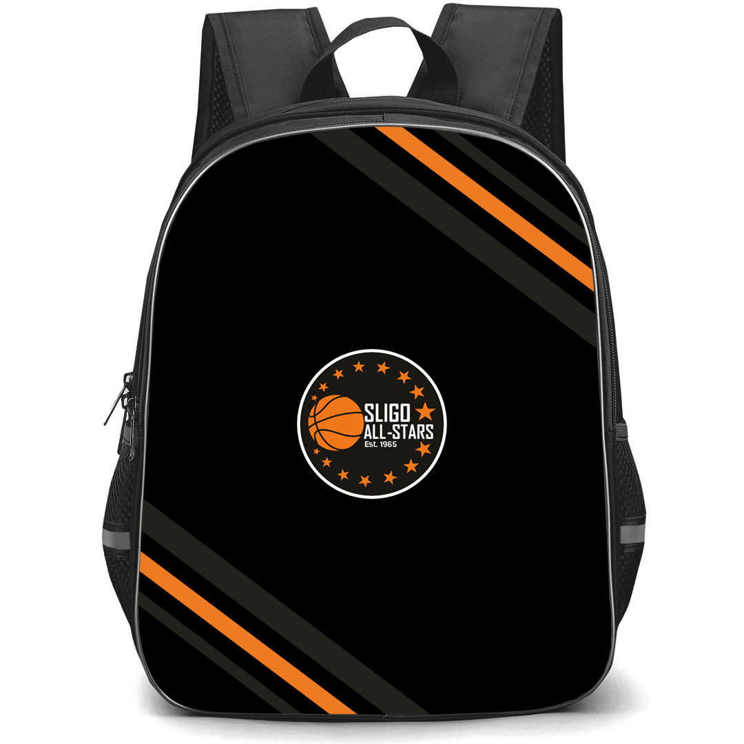 EJ Sligo All Stars Basketball Club Backpack School Bag StudentPack - EJ Sligo All Stars Basketball Club Large Logo With Stripe