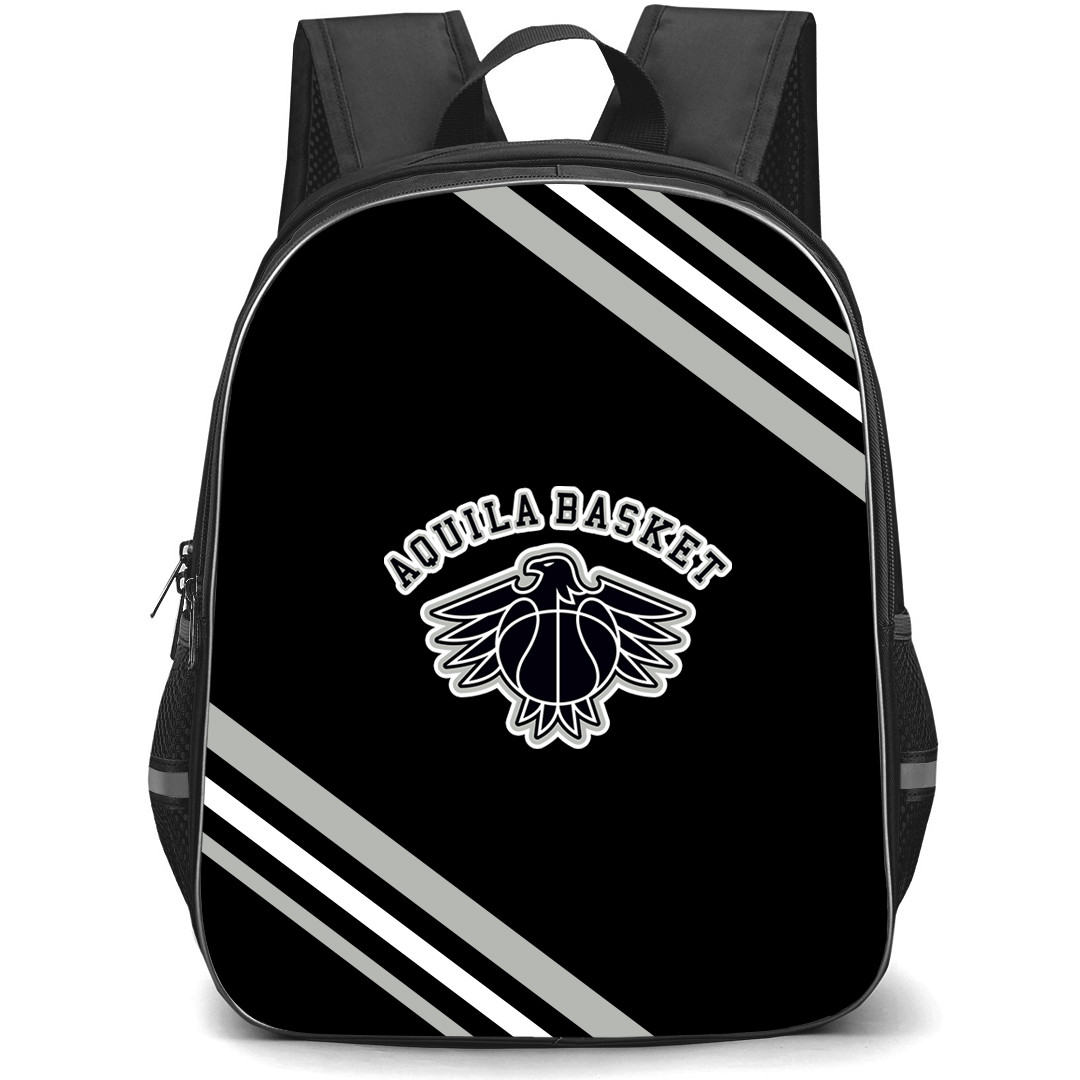 Aquila Basket Trento Backpack School Bag StudentPack - Large Logo With Stripe
