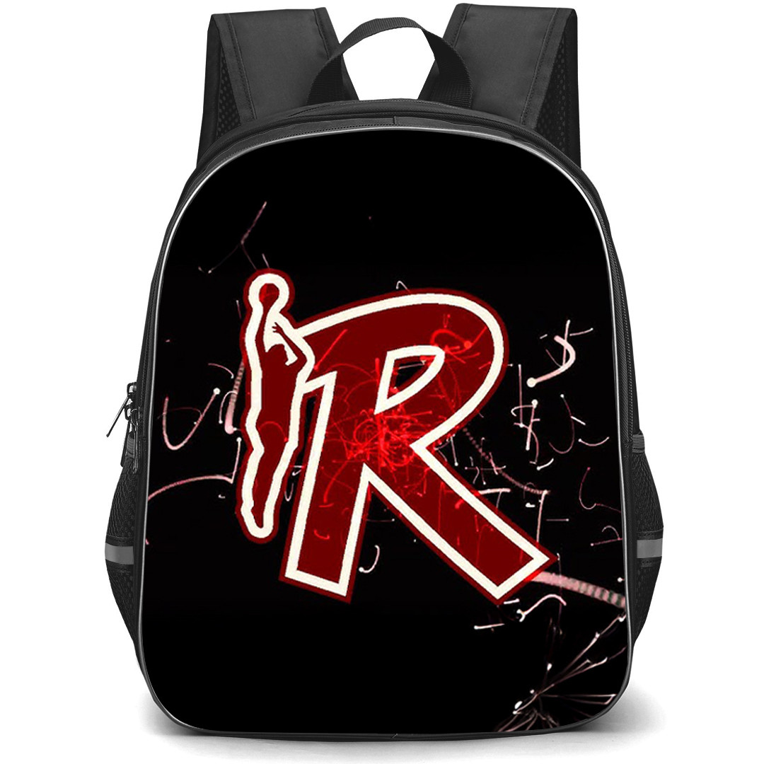 Pallacanestro Reggiana Backpack School Bag StudentPack - Pallacanestro Reggiana Logo On Black Background