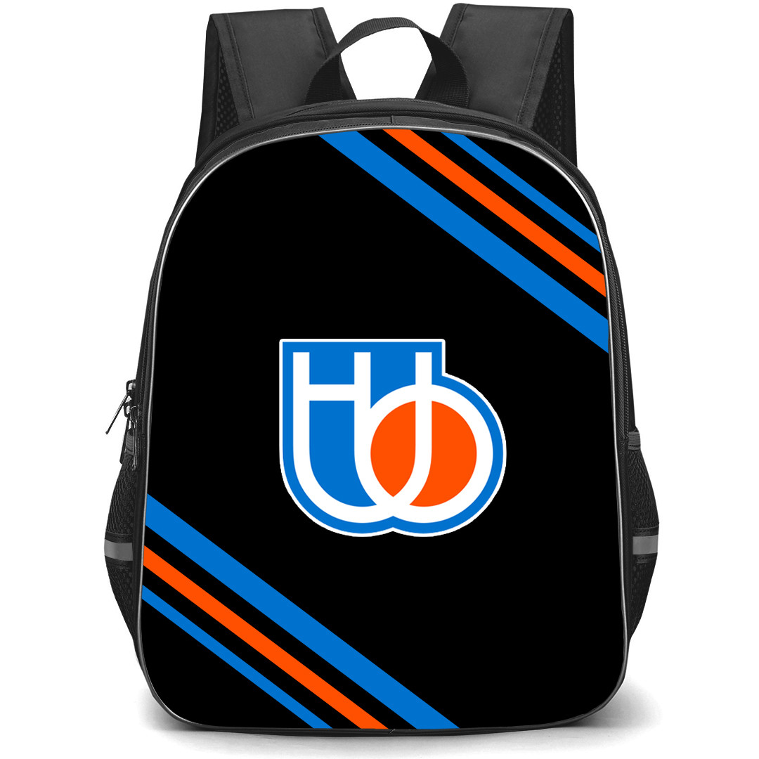 Universo Treviso Basket Backpack School Bag StudentPack - Large Logo With Stripe