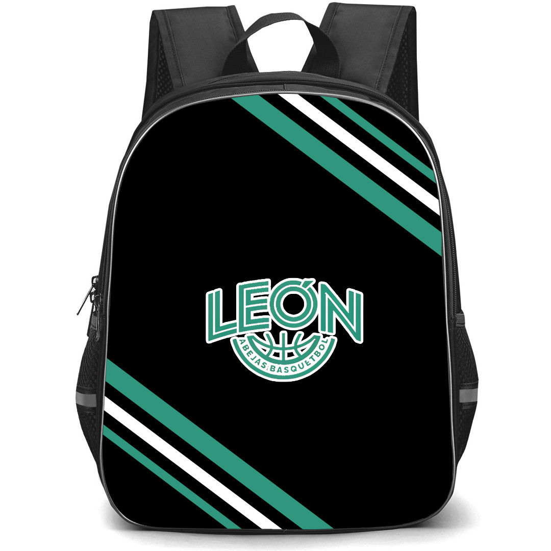 Abejas de Leon Backpack School Bag StudentPack - Large Logo With Stripe