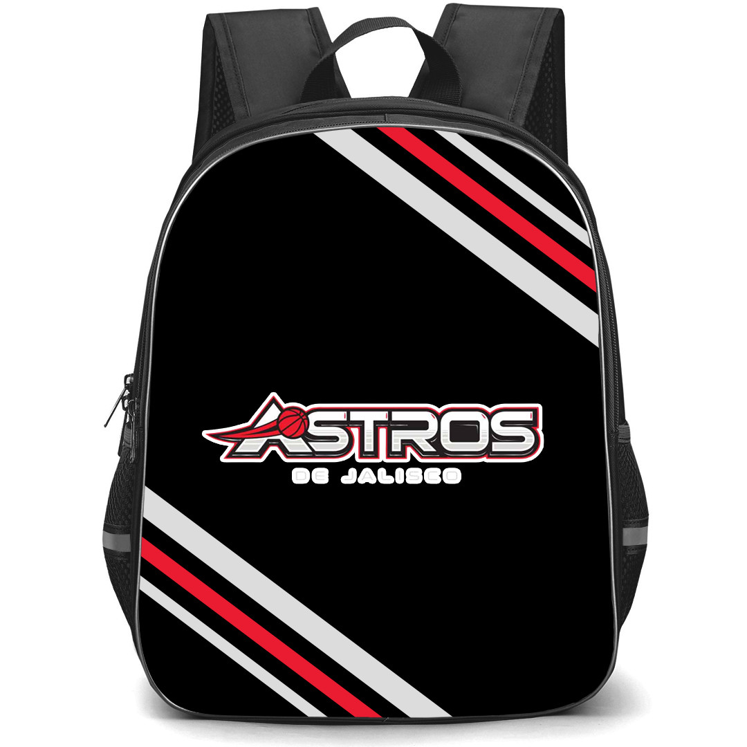 Astros de Jalisco Backpack School Bag StudentPack - Large Logo With Stripe