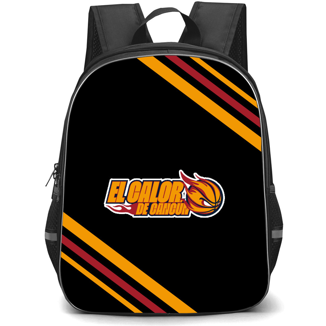 El Calor de Cancun Backpack School Bag StudentPack - Large Logo With Stripe