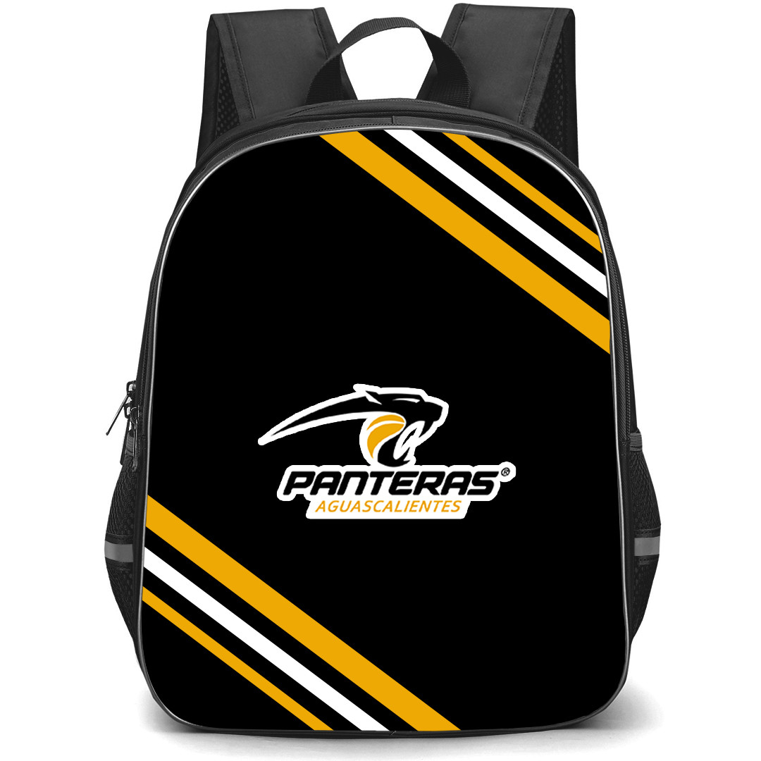 Panteras de Aguascalientes Backpack School Bag StudentPack - Large Logo With Stripe