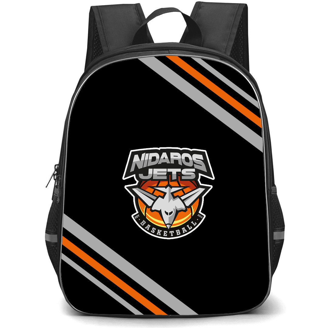 Nidaros Jets Backpack School Bag StudentPack - Large Logo With Stripe