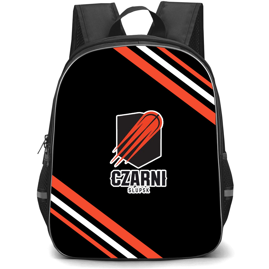 Czarni Slupsk Backpack School Bag StudentPack - Large Logo With Stripe