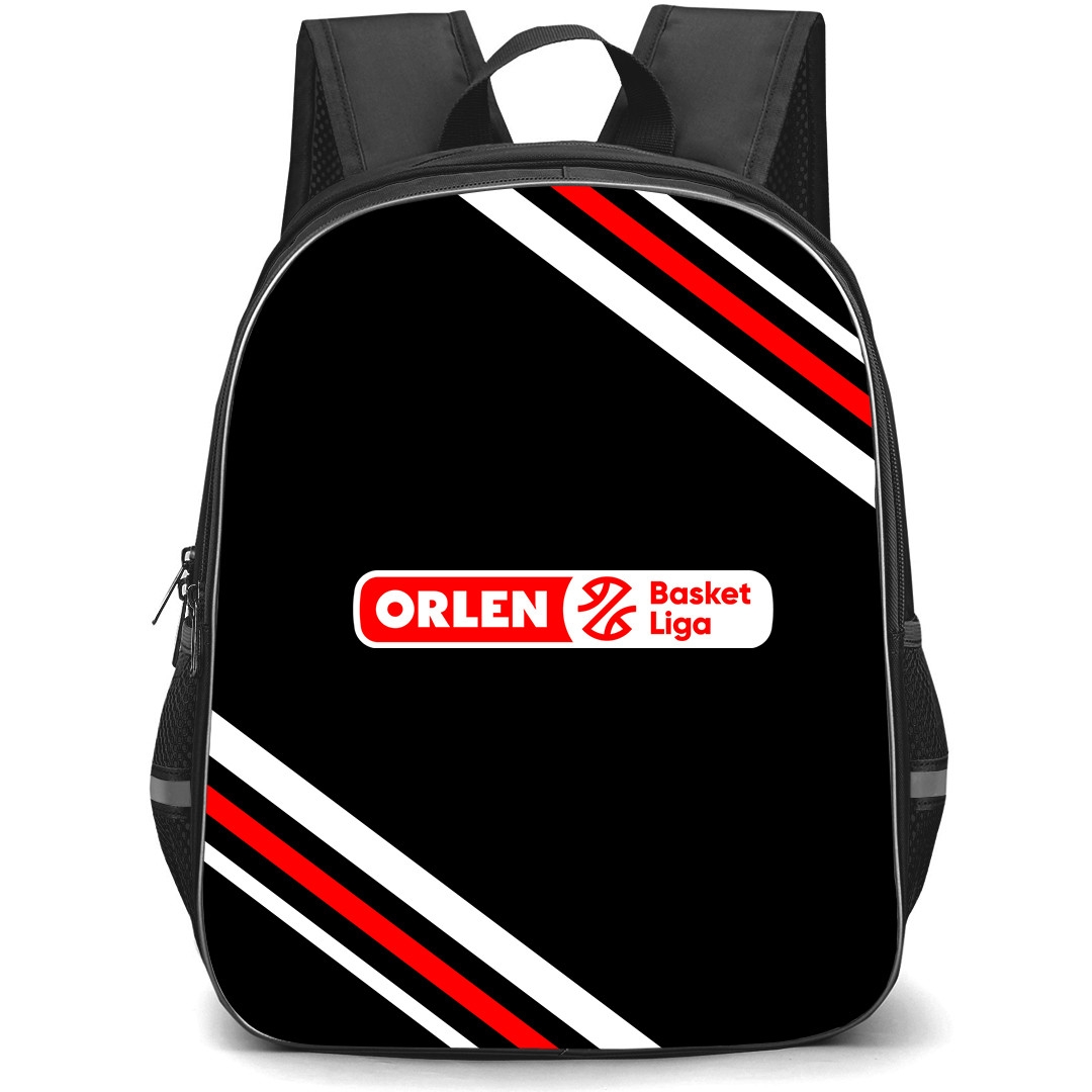 ORLEN Basket Liga Backpack School Bag StudentPack - Large Logo With Stripe