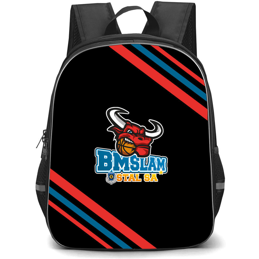 Stal Ostrow Wielkopolski Backpack School Bag StudentPack - Large Logo With Stripe