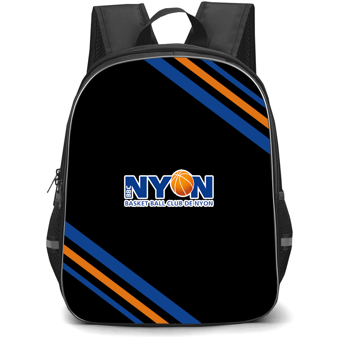 BBC Nyon Backpack School Bag StudentPack - BBC Nyon Large Logo With Stripe