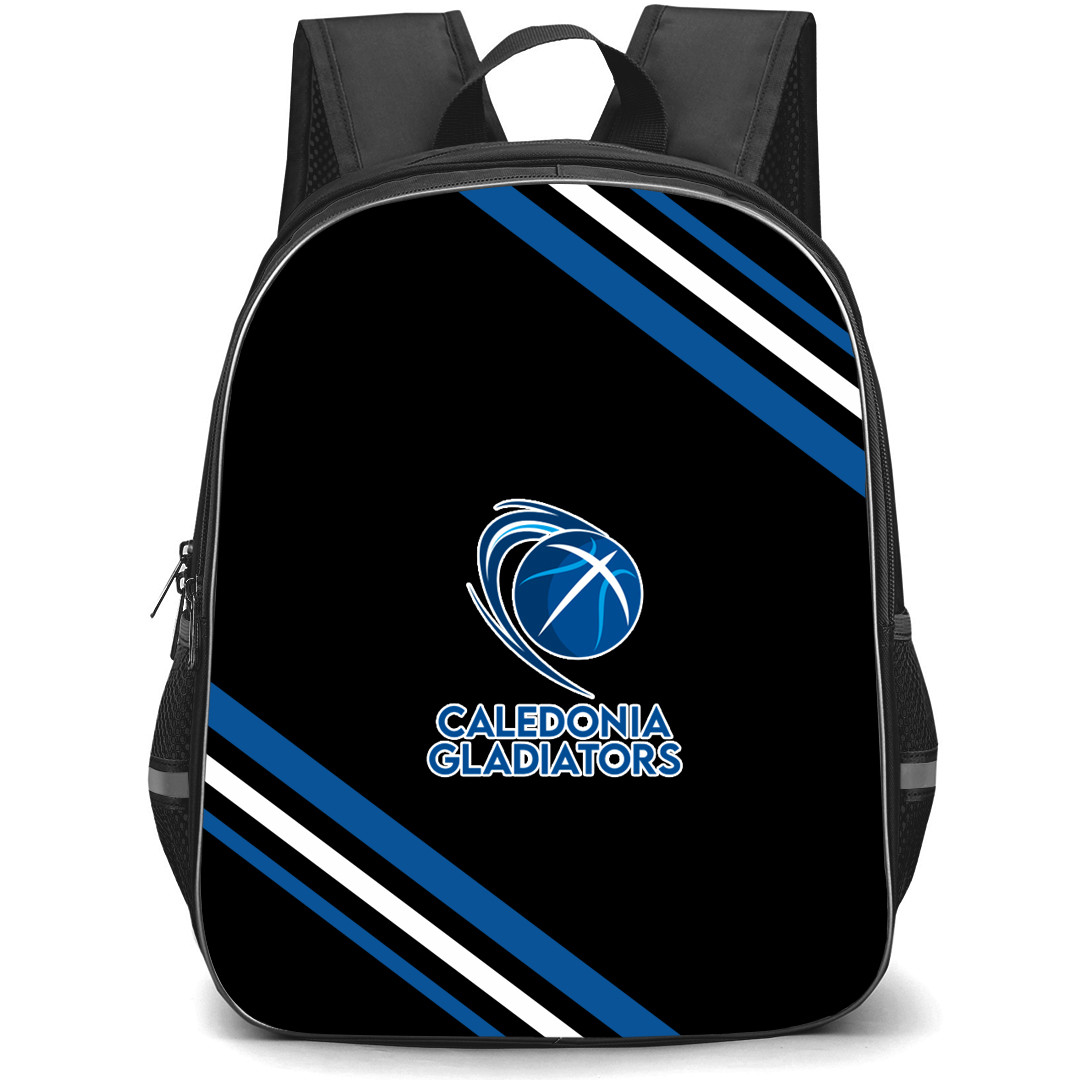 Caledonia Gladiators Backpack School Bag StudentPack - Large Logo With Stripe
